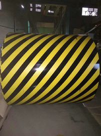 Zebra Crossing Pre Painted Galvanized Coils Width 700-1600MM For Traffic Material / Tool