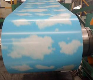 Water Heater Prepainted Steel Coil Sky Pattern 3D Printing Provided Protection Film