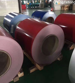 600-1600MM Width PPGI Steel Coil Red Plain Color Various Coatings Available