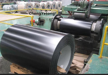 Plain Black Colour Coated Galvanized Sheets HDP Coating Chemical Resistance