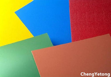 HDP Coating Plain Coloured Galvanised Sheets , Chemical Resistance Pre Coated Metal Sheets