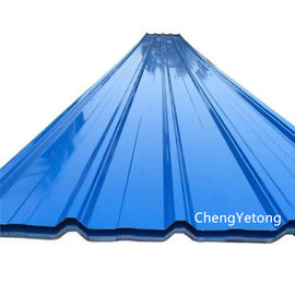 SMP Coating Galvanized Steel Roofing Sheets , Plant / Workshop Stone Coated Roofing Sheet