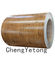 SMP Coating Prepainted Galvalume Steel Coil Wood Grain Moldability Corrosion Resistance